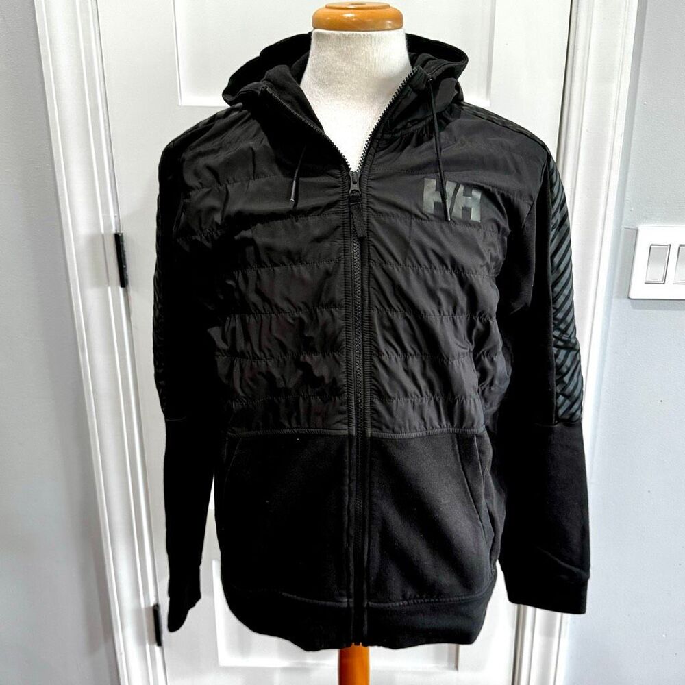 Helly Hansen Stripe Hybrid Jacket. Black. Large.